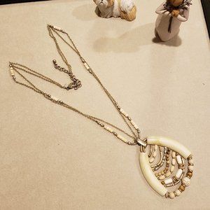 Chico's 30" rope with beige and neutral medallion